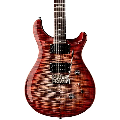 PRS SE Custom 24 Electric Guitar Charcoal Cherry Burst
