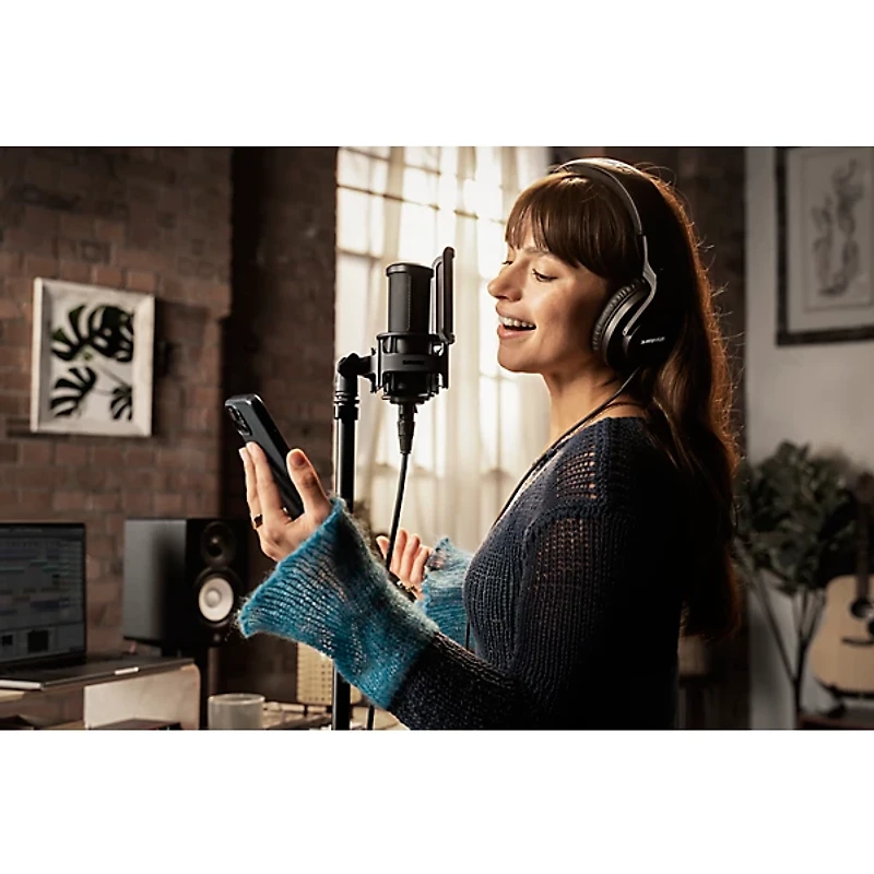 Shure SM4 Dual-Diaphragm Condenser Home Recording Microphone Kit