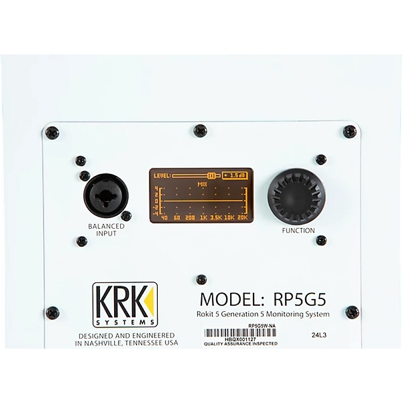 KRK ROKIT 5 Generation Five Powered Studio Monitor 5" (Each) Limited-Edition White