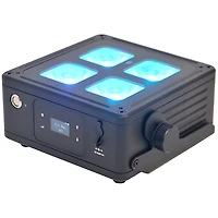 JMAZ Lighting MAD PAR 4IP of Battery-Powered Uplights 6-Pack With Molded Case