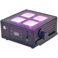 JMAZ Lighting MAD PAR 4IP of Battery-Powered Uplights 6-Pack With Molded Case