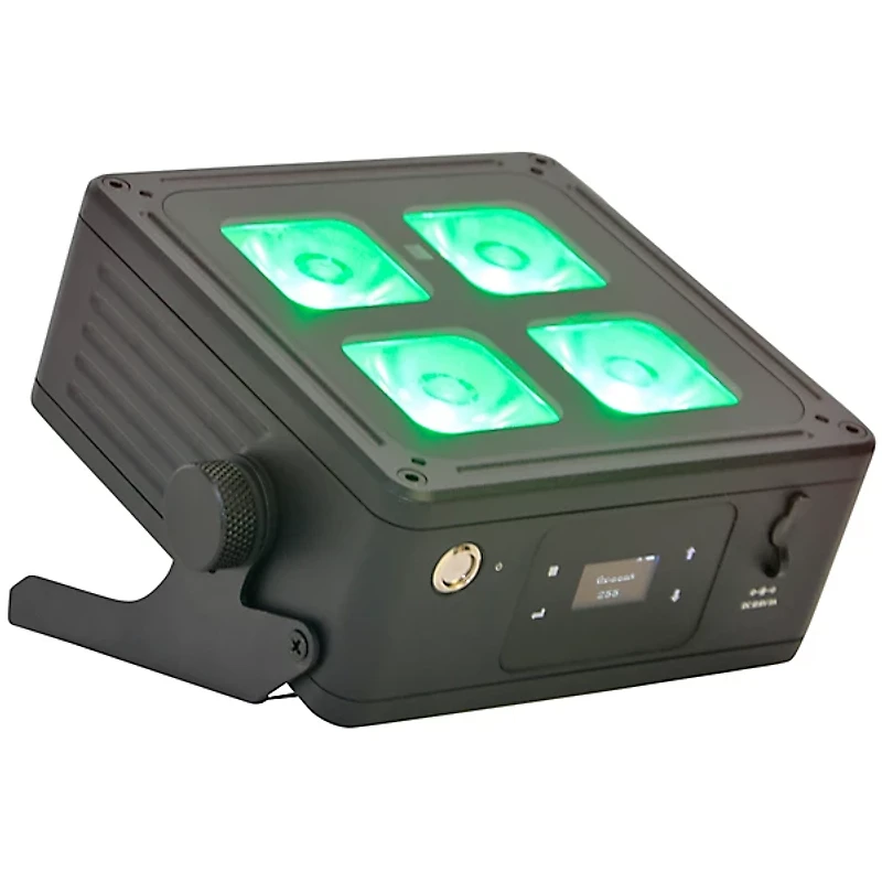 JMAZ Lighting MAD PAR 4IP of Battery-Powered Uplights 6-Pack With Molded Case