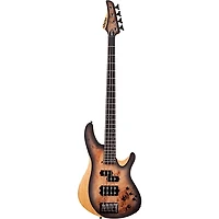 Schecter Guitar Research Reaper-4 Electric Bass Guitar Satin Charcoal Burst