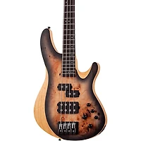 Schecter Guitar Research Reaper-4 Electric Bass Guitar Satin Charcoal Burst