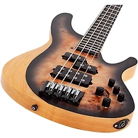 Schecter Guitar Research Reaper-4 Electric Bass Guitar Satin Charcoal Burst