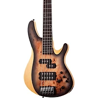 Schecter Guitar Research Reaper-5 5-String Electric Bass Guitar Satin Charcoal Burst