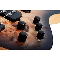 Schecter Guitar Research Reaper-5 5-String Electric Bass Guitar Satin Charcoal Burst