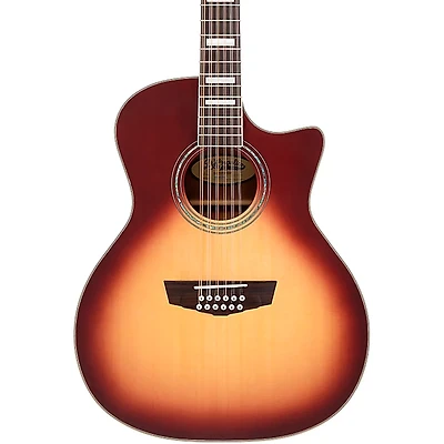 D'Angelico Premier Fulton 12-String Grand Auditorium Acoustic-Electric Guitar Iced Tea Burst