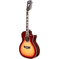 D'Angelico Premier Fulton 12-String Grand Auditorium Acoustic-Electric Guitar Iced Tea Burst