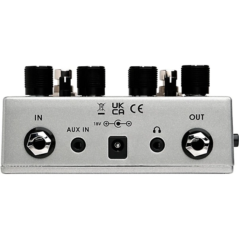 Aguilar Tone Hammer V2 Preamp Bass Effects Pedal Silver
