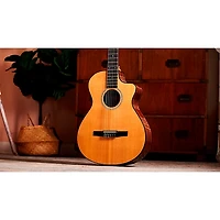 Taylor 212ce-N Plus Grand Concert Nylon-String Acoustic-Electric Guitar Natural