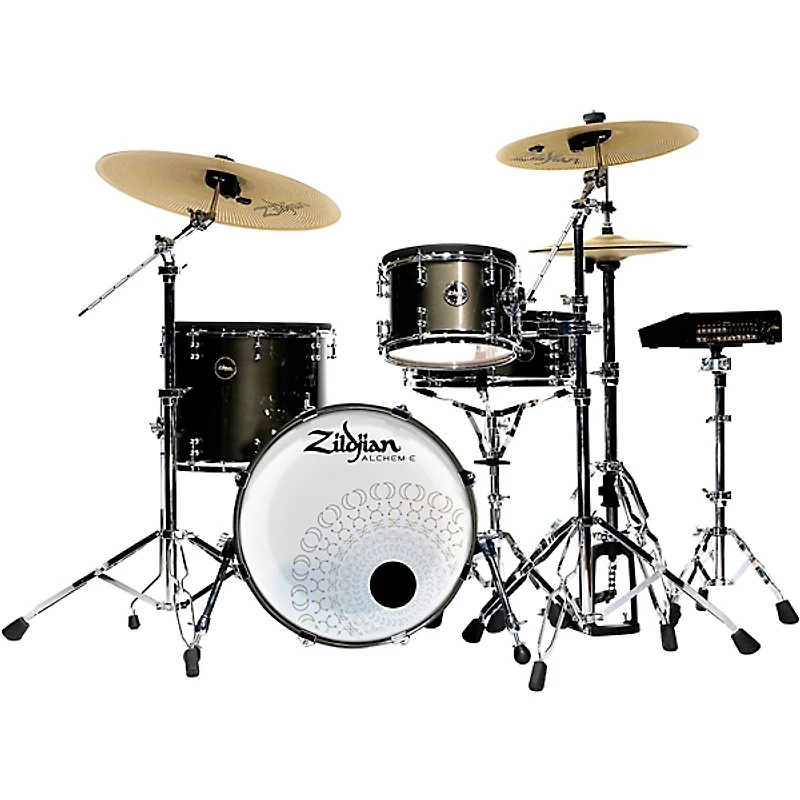 Zildjian ALCHEM-E Gold Electronic Drum Kit With DW Hardware