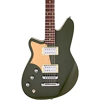 Reverend Descent RA Left-Handed Baritone Electric Guitar Army Green