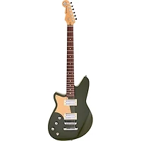 Reverend Descent RA Left-Handed Baritone Electric Guitar Army Green