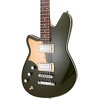 Reverend Descent RA Left-Handed Baritone Electric Guitar Army Green