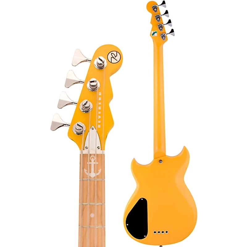 Reverend Mike Watt Signature Wattplower MKII 4-String Bass Guitar Watt Yellow