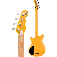 Reverend Mike Watt Signature Wattplower MKII 4-String Bass Guitar Watt Yellow