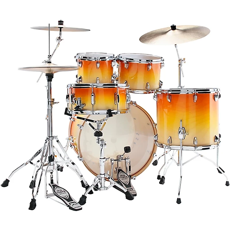 TAMA Superstar Classic 5-Piece Shell Pack With 22" Bass Drum California Sunset Fade