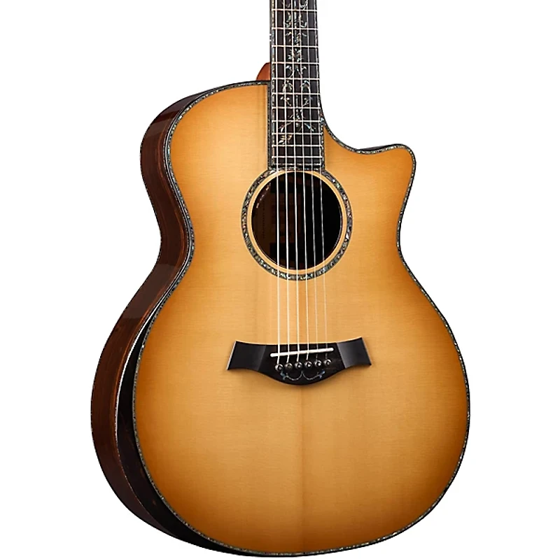 Taylor PS14c Brazilian Rosewood 50th Anniversary Limited-Edition Grand Auditorium Acoustic-Electric Guitar With Matching Circa 74 Amp Honey Sunburst
