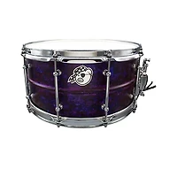 Pork Pie Seamless Aluminum Snare Drum With Purple Ink Finish - 14 x 6.5 in.