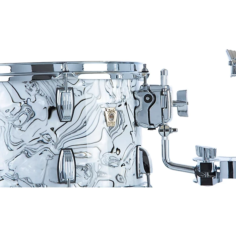 Ludwig Classic Maple 3-Piece Downbeat Shell Pack With 20" Bass Drum White Mosaic