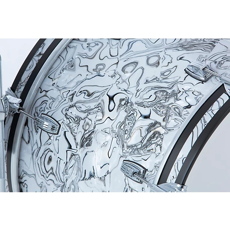 Ludwig Classic Maple 3-Piece Pro Beat Shell Pack With 24" Bass Drum White Mosaic