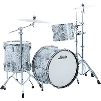 Ludwig Classic Maple 3-Piece Fab Shell Pack With 22" Bass Drum White Mosaic