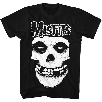 American Classics Misfits Logo Outline Skull Unisex T-Shirt X Large Black