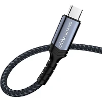 Tera Grand USB4 USB-C to C Gen 2x2 20Gbps 240W Braided Cable 6 ft. Black