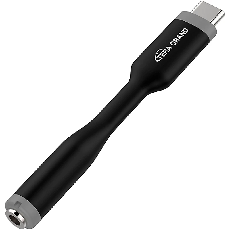 Tera Grand USB-C to 3.5 mm Headphone Jack Audio Adapter Black