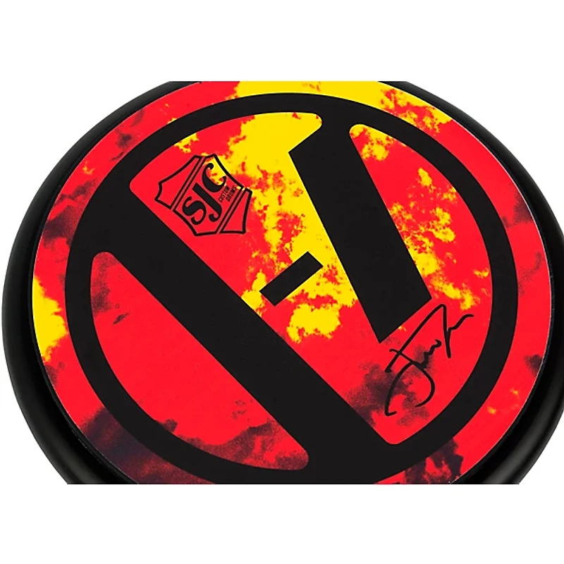 SJC Drums Josh Dun Practice Pad 8 in. Inferno