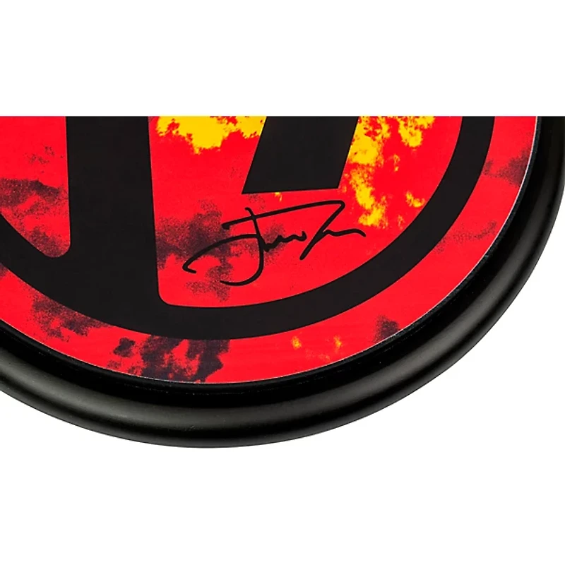SJC Drums Josh Dun Practice Pad 8 in. Inferno