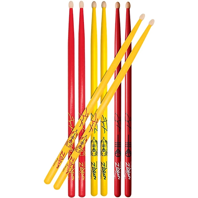 Zildjian Josh Dun Artist Series Drum Sticks - Variety 4-Pack Wood