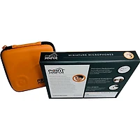 Point Source Audio LAVALIER SWITCH KIT w/ SERIES8 Omni High Sensitivity Lavalier & Accessories Set, for Shure Black