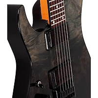 Schecter Guitar Research C-1 Standard Left-Handed Electric Guitar Black Fade Burst Burl