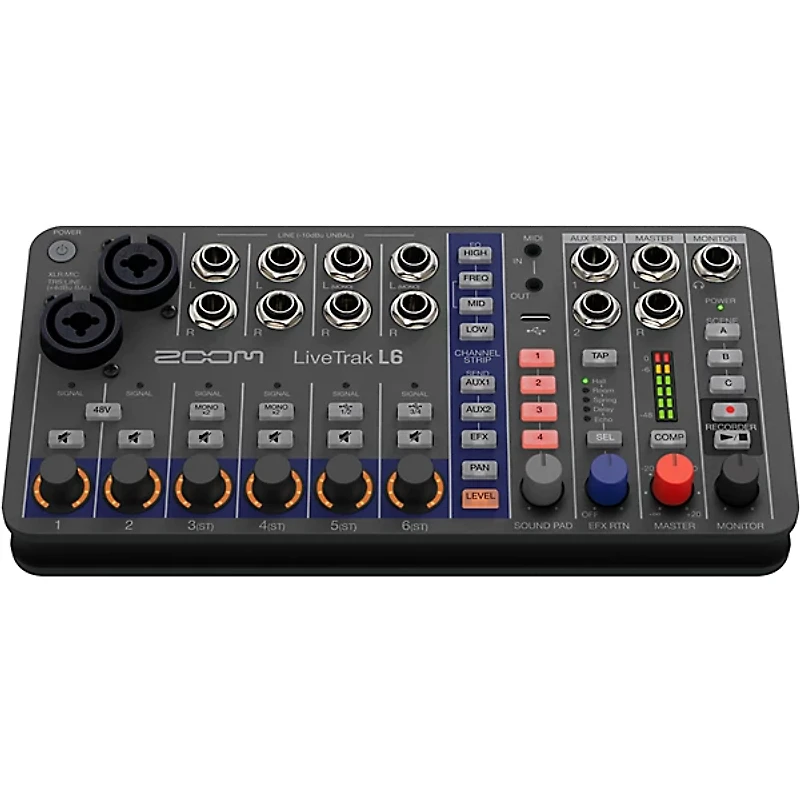 Zoom LiveTrak L-6 10-Channel Mixer & Recorder
