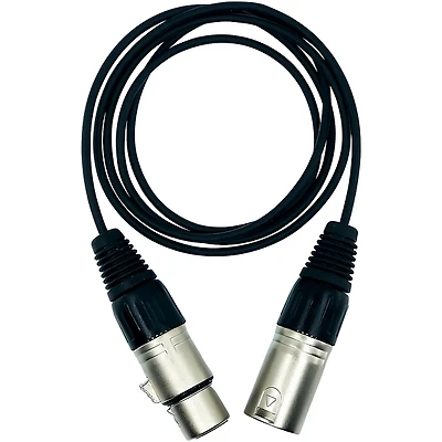 Point Source Audio Extender Cable With 4-Pin male Mono XLR to 4-Pin Female Mono XLR, 8'