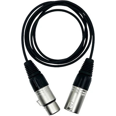 Point Source Audio Extender Cable With 5-Pin Male Mono XLR to 5-Pin Female Mono XLR, 4'