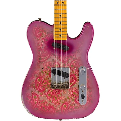 Fender Custom Shop Double Vision Telecaster Electric Guitar Masterbuilt by Todd Krause Pink Paisley