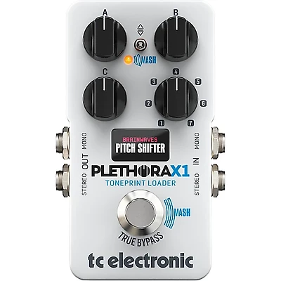 TC Electronic PLETHORA X1 TonePrint Loader and TC Guitar Effects Pedal White