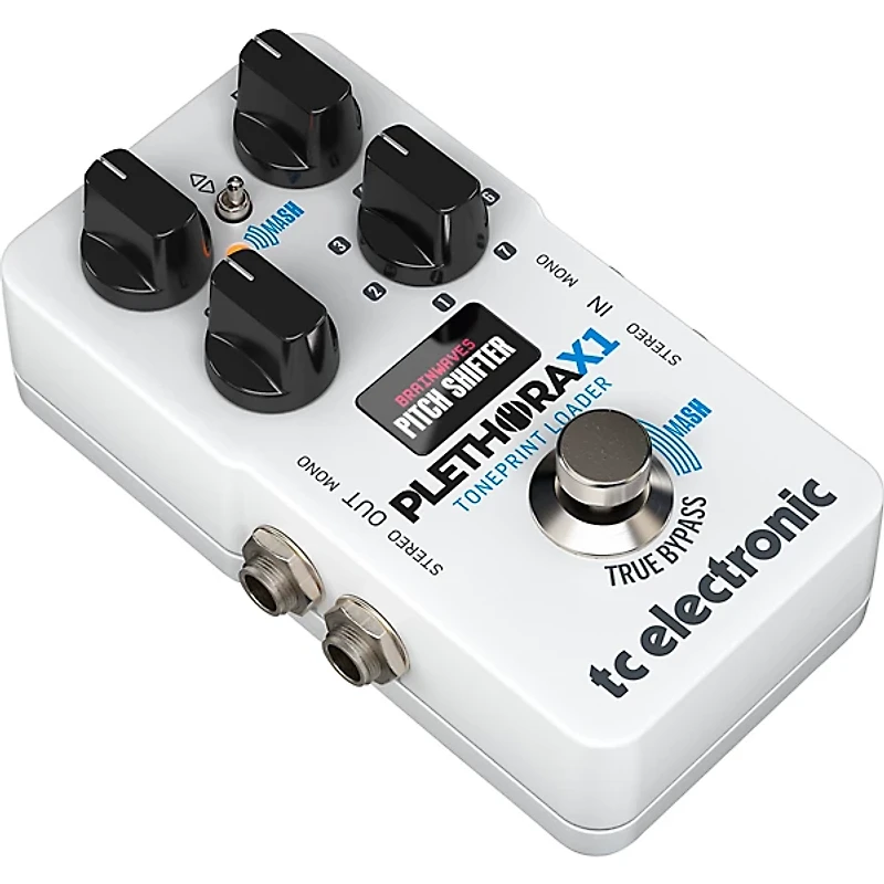 TC Electronic PLETHORA X1 TonePrint Loader and TC Guitar Effects Pedal White