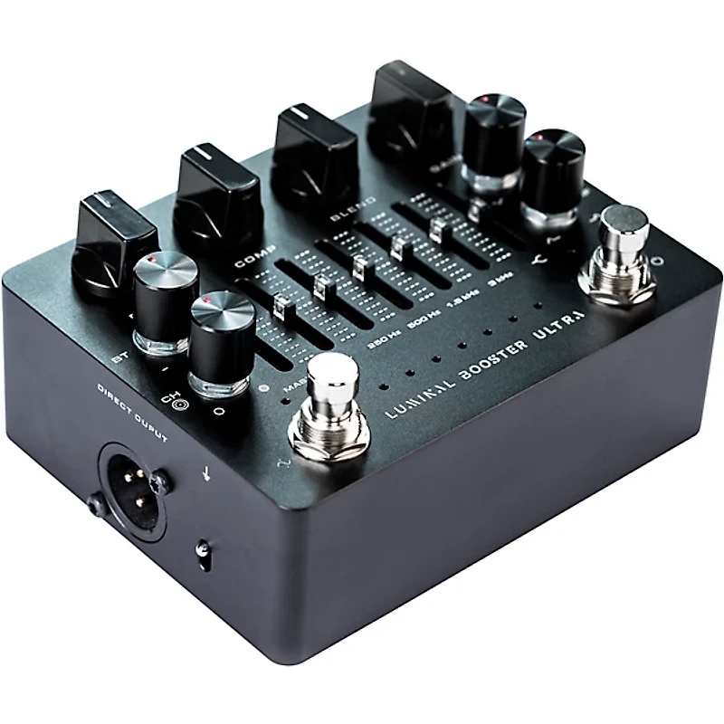 Darkglass Luminal Booster Ultra Compression and Harmonic Boost Combo Effects Pedal Black