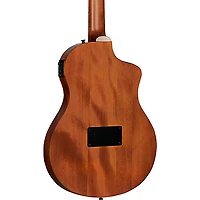 Ortega TourPlayer Deluxe Left-Handed Nylon-String Acoustic-Electric Guitar Blue Burst