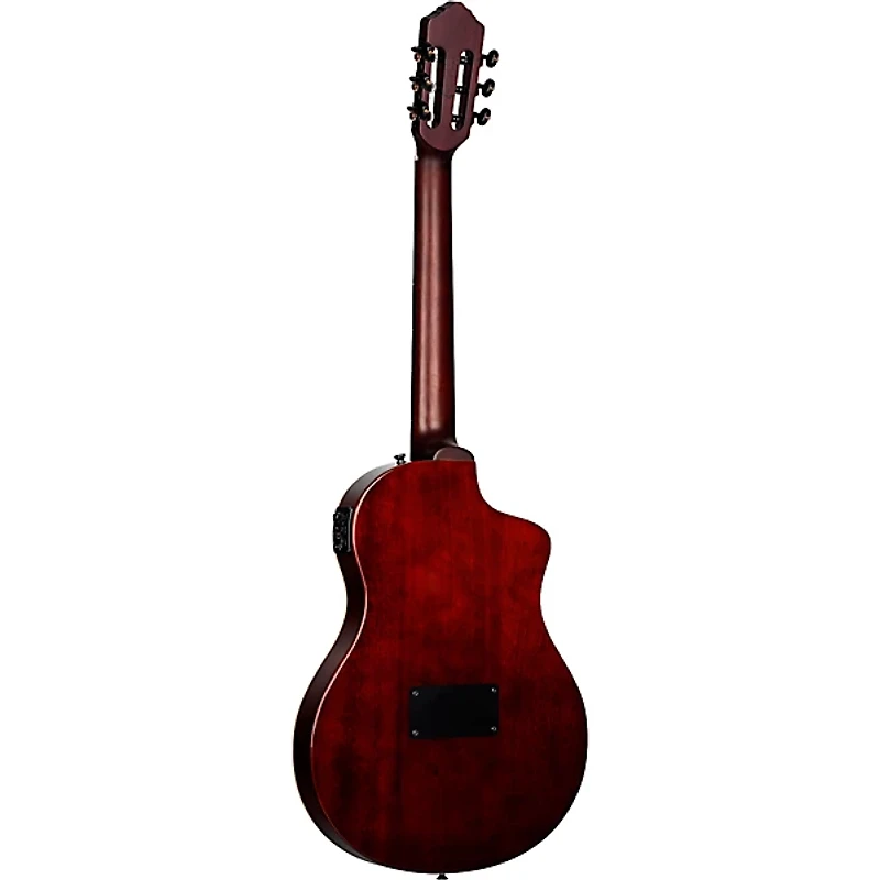 Ortega TourPlayer Standard Left-Handed Nylon-String Acoustic-Electric Guitar Natural