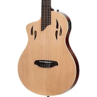 Ortega TourPlayer Standard Left-Handed Nylon-String Acoustic-Electric Guitar Natural
