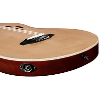 Ortega TourPlayer Standard Left-Handed Nylon-String Acoustic-Electric Guitar Natural