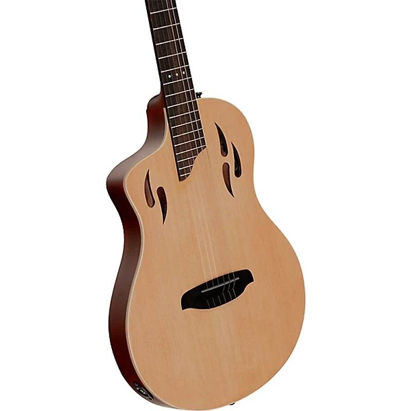 Ortega TourPlayer Standard Left-Handed Nylon-String Acoustic-Electric Guitar Natural