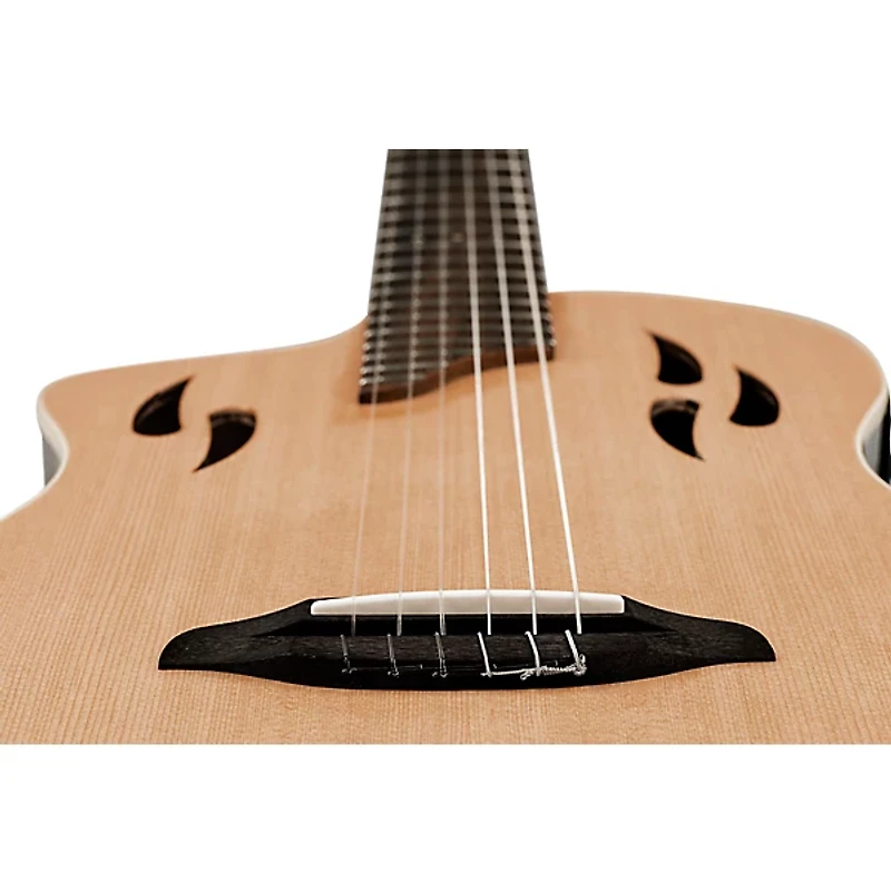 Ortega TourPlayer Standard Left-Handed Nylon-String Acoustic-Electric Guitar Natural