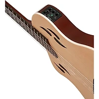 Ortega TourPlayer Standard Left-Handed Nylon-String Acoustic-Electric Guitar Natural