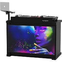 ProX B3 Quick Folding DJ Controller Turntable CD-J Facade Table Workstation by Humpter